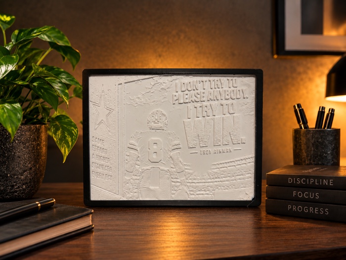 Troy Aikman Lighted Quote - photo 2 of 3
