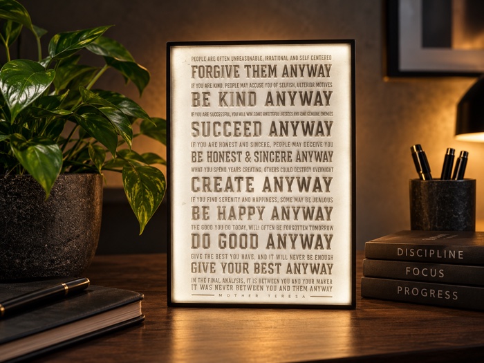 Anyway - Mother Teresa