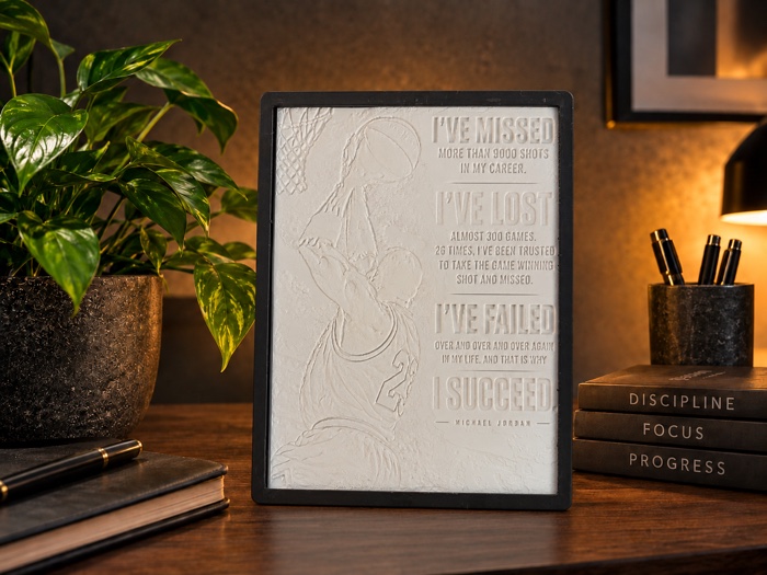 Michael Jordan Lighted Quote - photo 2 of 3