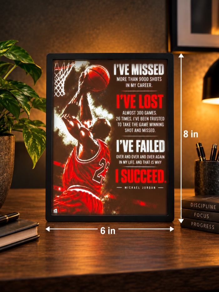 Michael Jordan Lighted Quote - photo 3 of 3