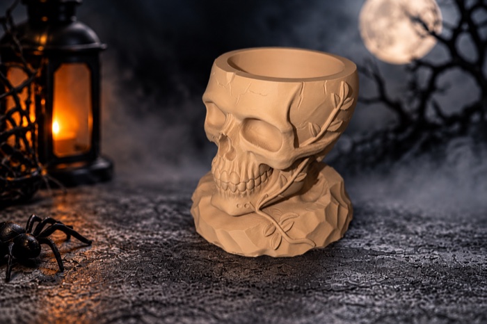 Skull Planter - photo 2 of 3