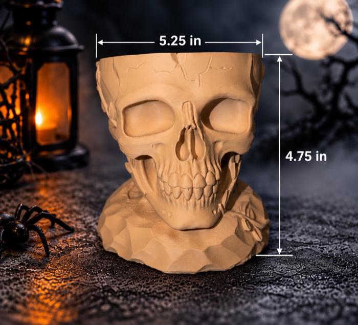Skull Planter - photo 3 of 3